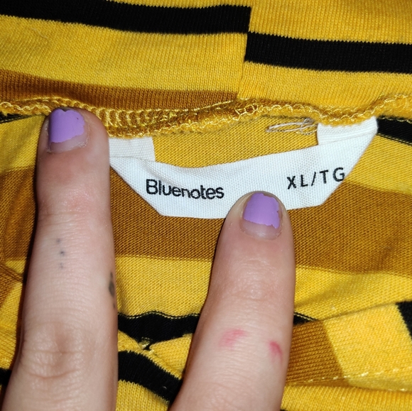 Yellow Striped Cropped Hoodie - Picture 3 of 3
